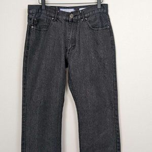 Recycled Blue's Black Straight Leg Jean's Woman's Size 32x32, 5 pockets